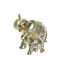 Фото #1 товара Статуэтка DKD Home Decor Декоративный Слон Золотой Колониальный 17 x 11 x 15 см