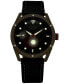 ფოტო #4 პროდუქტის Tony Stark Black Leather Strap Watch 43mm