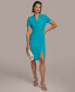 Фото #1 товара Donna Karan Women's Ruched O-Ring Sheath Dress