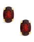 Gemstone Stud Earrings in 10k Yellow Gold