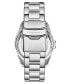 Men's Aquadiver Silver-tone Stainless Steel, White Dial, 49mm Round Watch