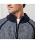 Фото #12 товара Men's Organic Half Zip Raglan Contrast Sweater