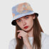 Фото #3 товара Taidor Cute Print Bucket Hat Summer Travel Beach Hats Gift for Men Women Foldable Double Sided Sun Hat