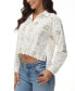 ფოტო #3 პროდუქტის Women's Cleo Cotton Eyelet Shirt