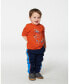 ფოტო #2 პროდუქტის Big Boys T-Shirt With Print Tangerine