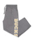 ფოტო #1 პროდუქტის Men's Heathered Charcoal Milwaukee Bucks Big and Tall Quest Fleece Pants