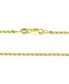 Фото #4 товара Giani Bernini sterling Silver Necklace, 18" Diamond Cut Rope Chain