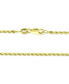 Фото #4 товара Giani Bernini rope Link 16" Chain Necklace in 18k Gold-Plated Sterling Silver, Created for Macy's