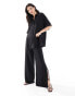 Фото #2 товара The Frolic vanora relaxed beach trouser co-ord in black