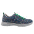 Фото #1 товара Softwalk Sampson S1713-409 Womens Blue Leather Lifestyle Sneakers Shoes 6