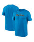 Фото #4 товара Men's Light Blue Miami Marlins New Legend Wordmark T-shirt