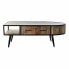 Centre Table DKD Home Decor Metal Mango wood 30 x 40 cm 130 x 70 x 46 cm