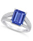 Фото #1 товара Tanzanite (3-1/7 Ct. t.w.) and Diamond (1/3 Ct. t.w.) Ring