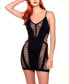 Фото #1 товара Women's Rena 1 Piece Seamless Shredded Mini Dress with Open Back Lingerie