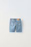 Original-fit denim bermuda shorts