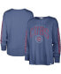 Фото #1 товара Women's Royal Chicago Cubs Statement Long Sleeve T-shirt