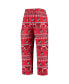 ფოტო #6 პროდუქტის Men's Red Georgia Bulldogs Ugly Sweater Knit Long Sleeve Top and Pant Set