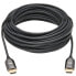 Фото #1 товара Tripp P568F-15M-8K6 8K HDMI Plenum-Rated Fiber Active Optical Cable (AOC) - 8K UHD @ 60 Hz - HDR - M/M - Black - 15 m (49 ft.) - 15 m - HDMI Type A (Standard) - HDMI Type A (Standard) - 3D - Black