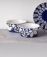 Фото #3 товара Bluefjord Floral 4 Piece Cereal Bowls Set, Service for 4