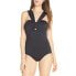 Фото #1 товара Tommy Bahama 275070 Woman Black Pearl One-Piece Swimsuit Size 14