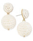 ფოტო #1 პროდუქტის Seed Bead Embellished Drop Earrings, Created for Macy's