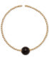 ფოტო #1 პროდუქტის Cultured Freshwater Pearl (9-1/2mm) & Polished Bead Solitaire Coil Bracelet in 18k Gold-Plated Sterling Silver