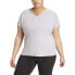 Фото #1 товара ADIDAS Aeroready Train Essentials Minimal Branding V-Neck Plus short sleeve T-shirt