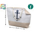 ATOSA 54x36.5x14 cm Anchor beach bag