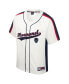 ფოტო #2 პროდუქტის Men's Cream Distressed Howard Bison Ruth Button-Up Baseball Jersey