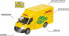 Фото #2 товара Игрушечный транспорт Simba Pojazd Majorette G.S. Mercedes-Benz DHL 12 cm