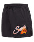 Women's Black Phoenix Suns Script Woven Shorts