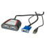 VALUE Portable VGA Video Splitter - 2-way 250 MHz - VGA - 2x VGA - Grey - 250 MHz - 0.65 m - 1920 x 1440