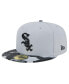 ფოტო #1 პროდუქტის Men's Gray Chicago White Sox Active Team Camo 59FIFTY Fitted Hat