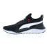 Фото #10 товара Puma Pacer Future Street Plus 38463409 Mens Black Lifestyle Sneakers Shoes