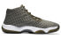 Фото #3 товара Jordan Future Olive Canvas 中帮 复古篮球鞋 男款 橄榄色 / Кроссовки Jordan Future Olive 656503-305