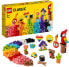 Фото #1 товара LEGO Classic Large Creative Construction Toy Set, Build a Smiley Emoji, Parrot, Flowers & More, Creative Building Blocks for Children, Boys, Girls from 5 Years 11030