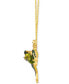 Multi-Gemstone (2-1/5 ct. t.w.) & Nude Diamond (1/20 ct. t.w.) Frog Adjustable 19" Necklace in 14k Gold