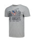Фото #2 товара Men's Heather Gray UCF Knights Fly Over T-shirt