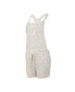 Фото #3 товара Women's Cream Atlanta Braves Montana Hacci Knit Romper Overalls