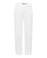Women's Lisa Fit Straight Cropped Cotton Linen Pant