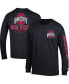 Фото #2 товара Men's Black Ohio State Buckeyes Team Stack 3-Hit Long Sleeve T-shirt