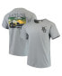 Фото #2 товара Men's Gray Baylor Bears Team Comfort Colors Campus Scenery T-shirt