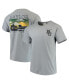 ფოტო #2 პროდუქტის Men's Gray Baylor Bears Team Comfort Colors Campus Scenery T-shirt