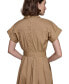 ფოტო #6 პროდუქტის Women's Poplin Grommet Shirtdress