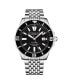 ფოტო #1 პროდუქტის Men's Depthmaster Silver-tone Stainless Steel , Black Dial , 43mm Round Watch