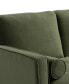 Фото #6 товара 51.6" Polyester Lillith Loveseat with Track Arms