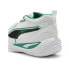 Фото #5 товара Puma Playmaker Pro 37757210 Mens White Canvas Athletic Basketball Shoes