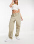 Фото #1 товара Monki tailored trousers in beige