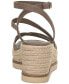 ფოტო #3 პროდუქტის Women's Carolie Strappy Espadrille Wedge Sandals