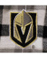 Фото #5 товара Men's Black and Gray Vegas Golden Knights Ease Plaid Button-Up Long Sleeve Shirt